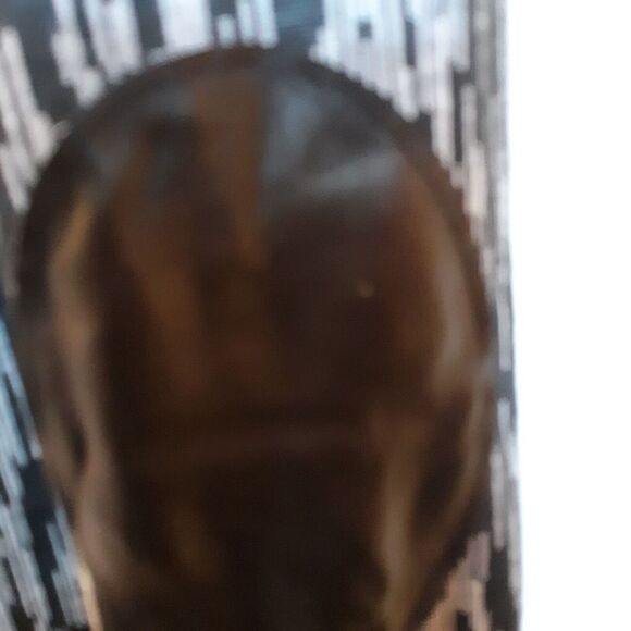 Maggy London Black White Knit Dress Faux Leather Accent Elbow Patches Size 12 - Picture 8 of 10